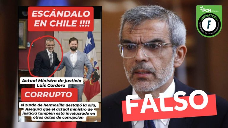 Lee más sobre el artículo “Hermosilla destapó la olla, asegura que el actual ministro de Justicia también está involucrado en otros actos de corrupción”: #Falso