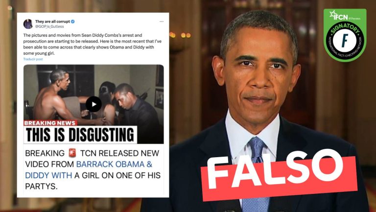 Read more about the article Imagen “muestra claramente a Obama y P. Diddy con una niña”: #Falso