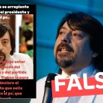 “Bombo Fica dijo estar decepcionado del presidente y del Partido Comunista”: #Falso