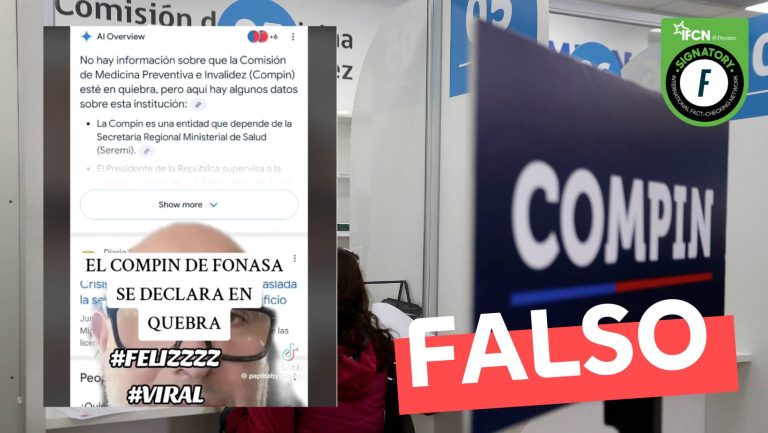 Lee más sobre el artículo “El Compin de Fonasa está en quiebra”: #Falso