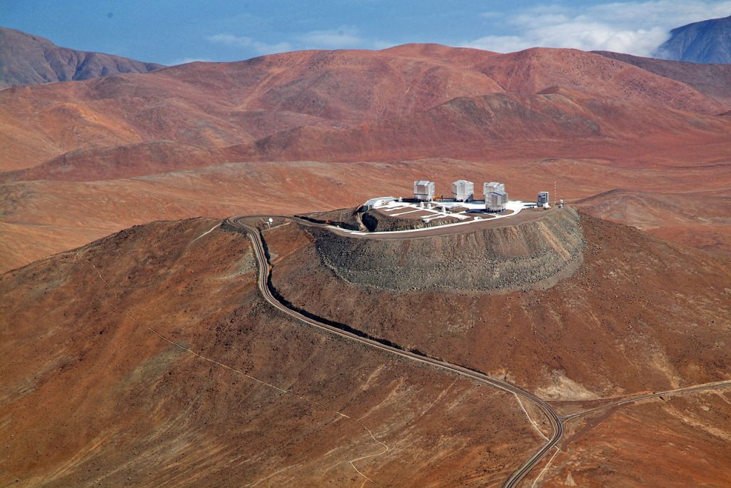 Cerro Paranal. Fuente: ESO.